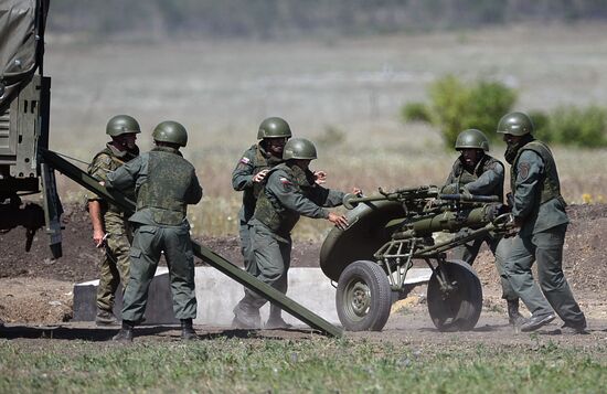 Masters of Artillery Fire competition in Saratov Region