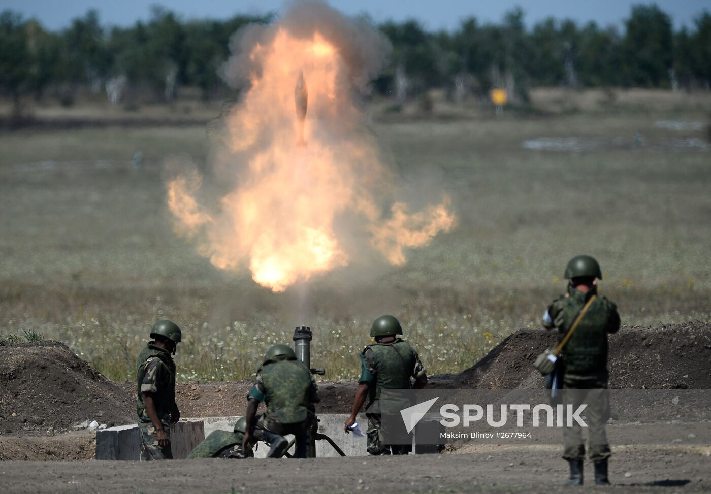 Masters of Artillery Fire competition in Saratov Region