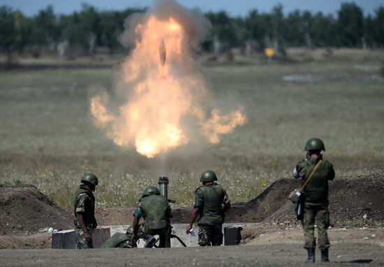 Masters of Artillery Fire competition in Saratov Region