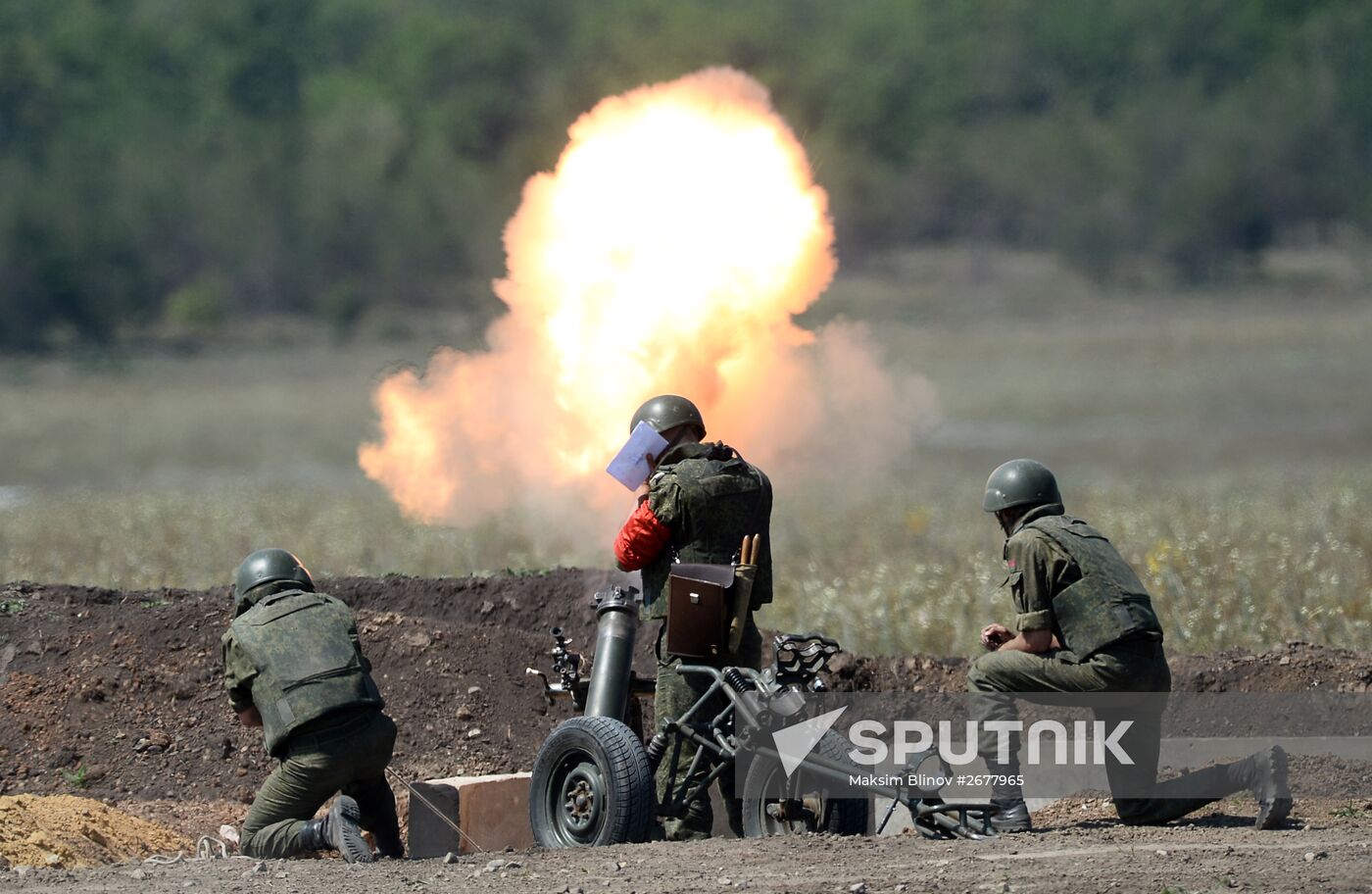 Masters of Artillery Fire competition in Saratov Region