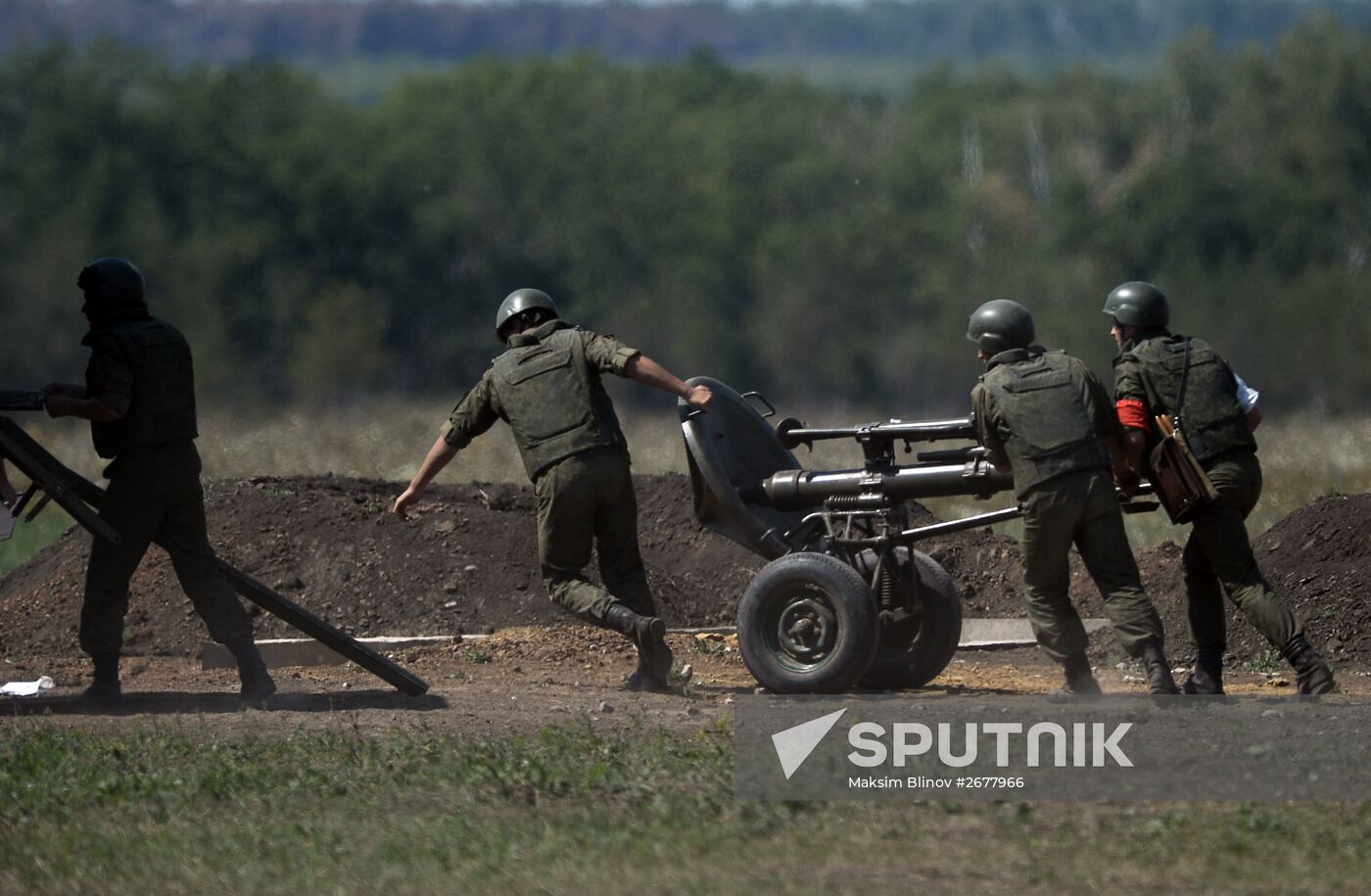 Masters of Artillery Fire competition in Saratov Region