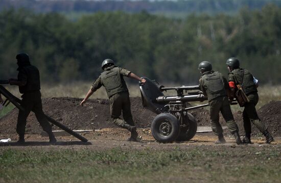 Masters of Artillery Fire competition in Saratov Region