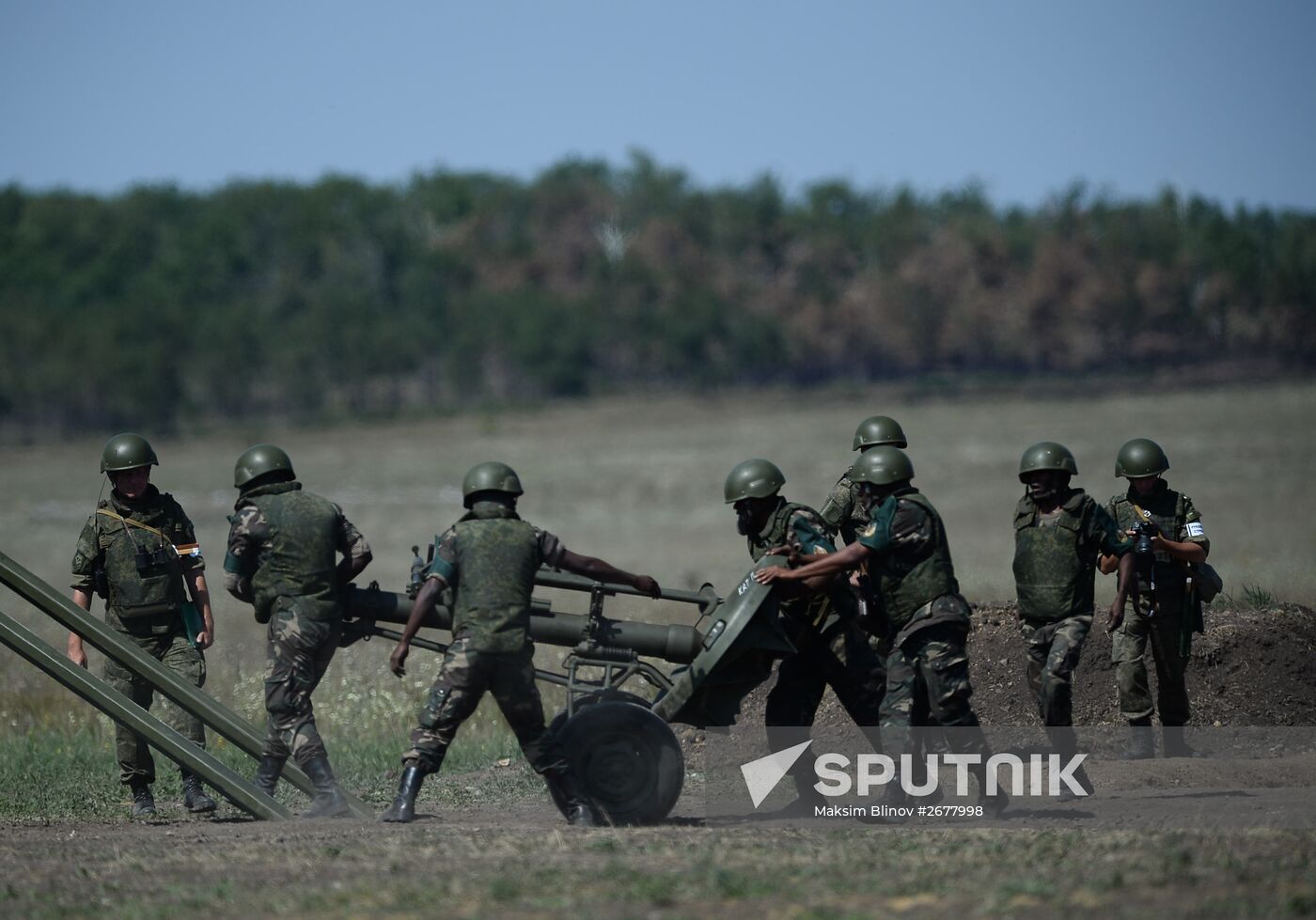 Masters of Artillery Fire competition in Saratov Region