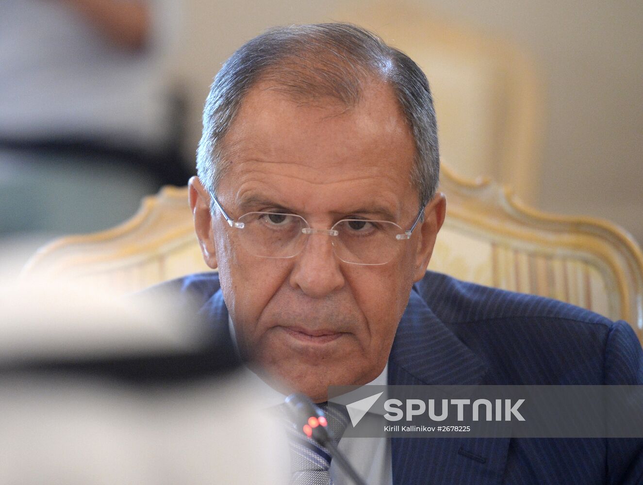 Russian Foreign Minister Sergey Lavrov meets with Saudi Arabian Foreign Minister Adel bin Ahmed Al-Jubeir in Moscow