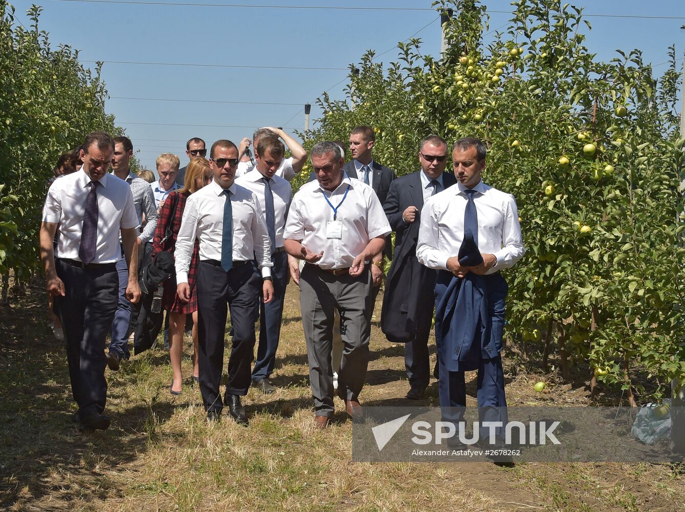 Russian Prime Minister Dmitry Medvedev's working visit to Southern Federal District