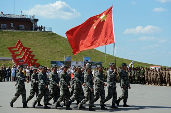The Suvorov Onslaught competition of BMP-2 infantry combat vehicles. Finals