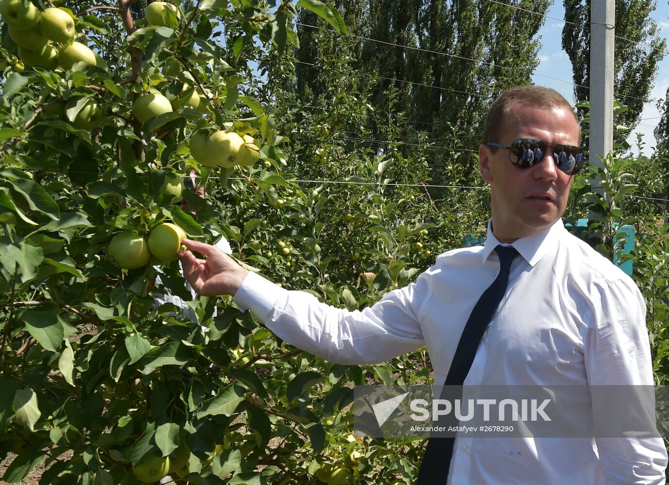 Russian Prime Minister Dmitry Medvedev's working visit to Southern Federal District