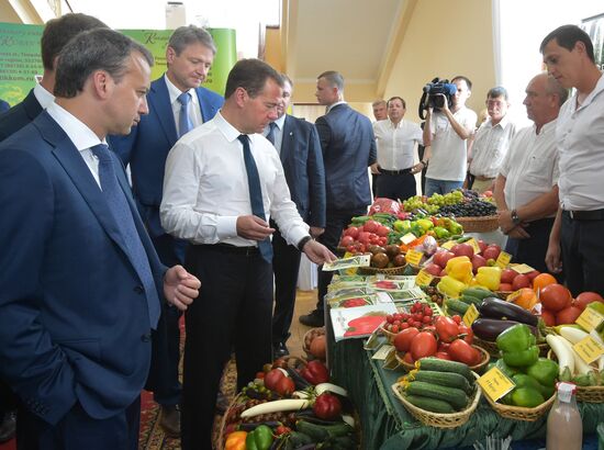 Russian Prime Minister Dmitry Medvedev's working visit to Southern Federal District