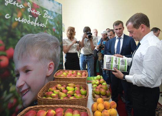 Russian Prime Minister Dmitry Medvedev's working visit to Southern Federal District