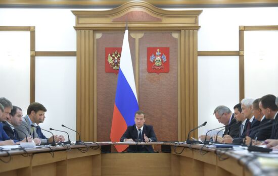 Russian Prime Minister Dmitry Medvedev's working visit to Southern Federal District