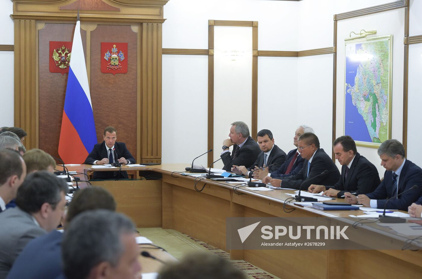 Russian Prime Minister Dmitry Medvedev's working visit to Southern Federal District