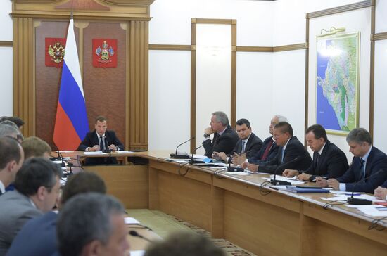 Russian Prime Minister Dmitry Medvedev's working visit to Southern Federal District