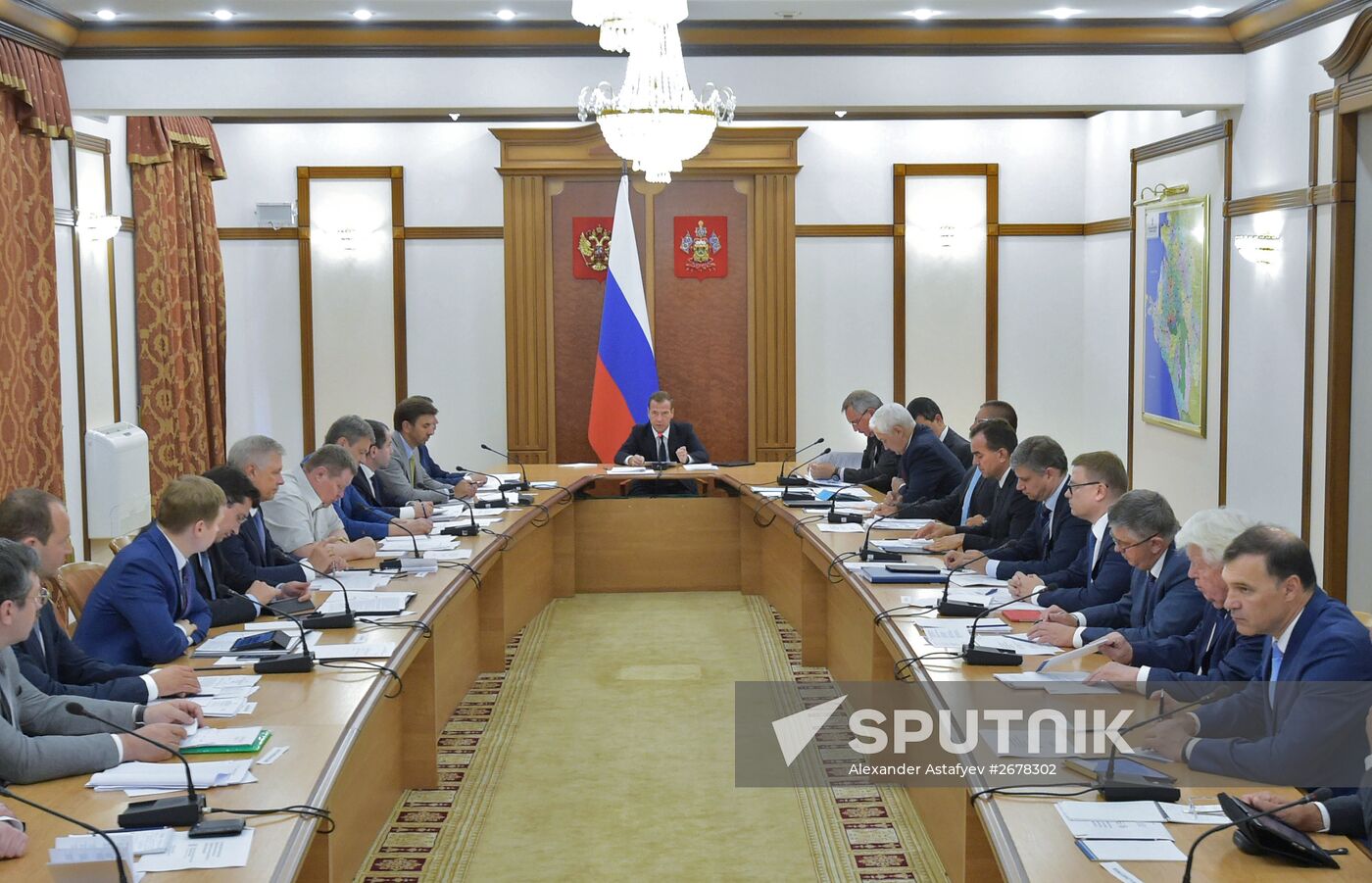 Russian Prime Minister Dmitry Medvedev's working visit to Southern Federal District