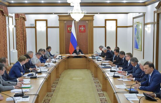 Russian Prime Minister Dmitry Medvedev's working visit to Southern Federal District