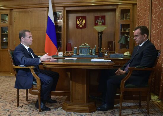 Russian Prime Minister Dmitry Medvedev's working visit to Southern Federal District