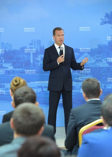 Russian Prime Minister Dmitry Medvedev's working visit to Southern Federal District