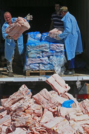 Destruction of sanctioned goods in Kaliningrad