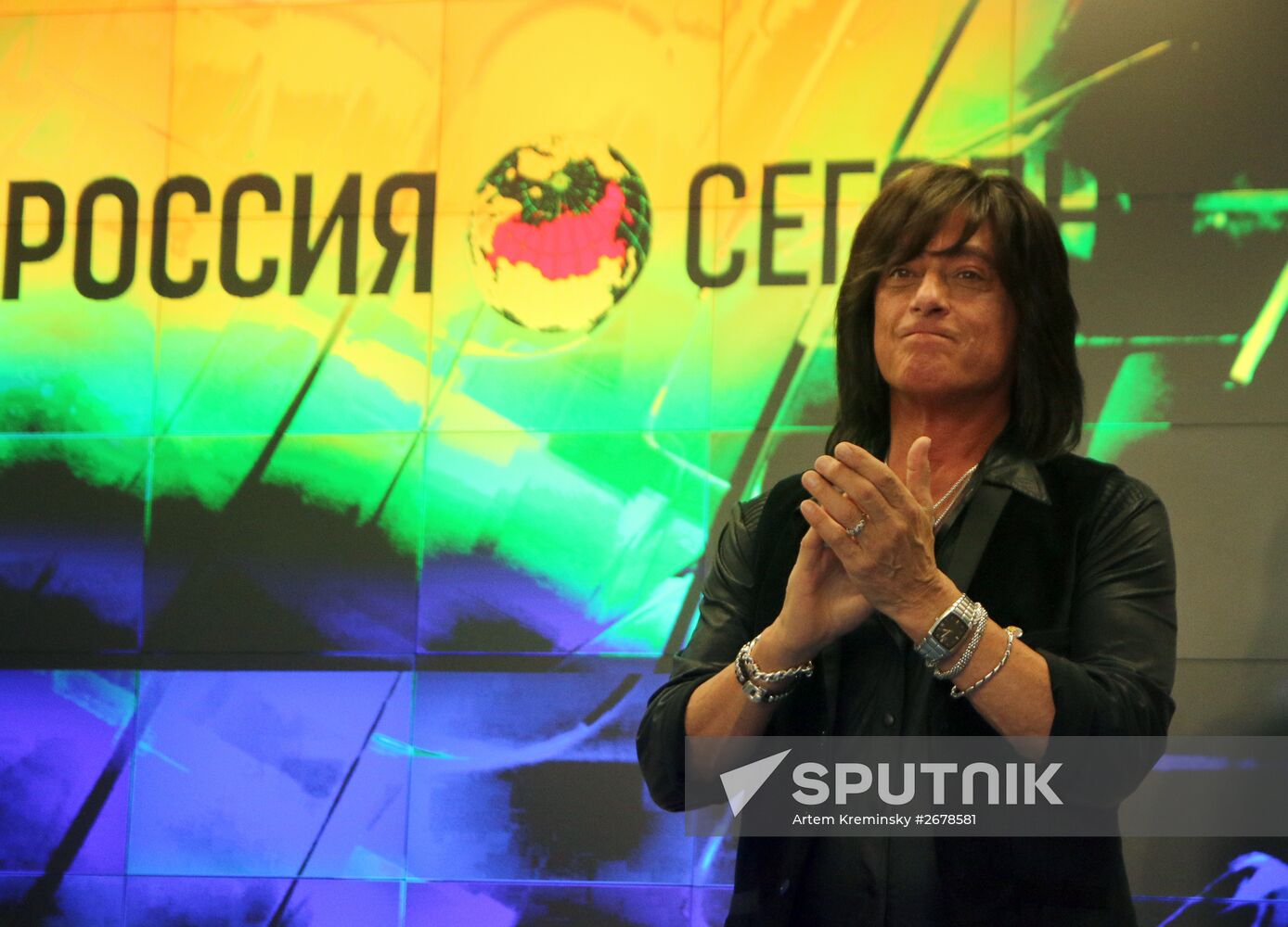 US rock musician Joe Lynn Turner gives news conference