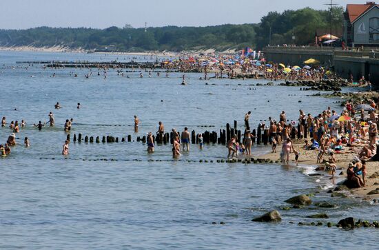 Summer vacation near the Baltic Sea