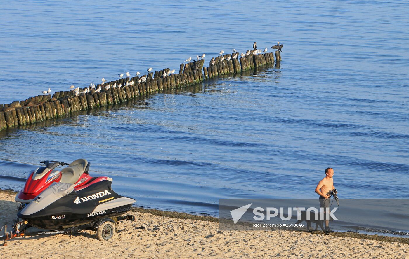 Summer vacation near the Baltic Sea