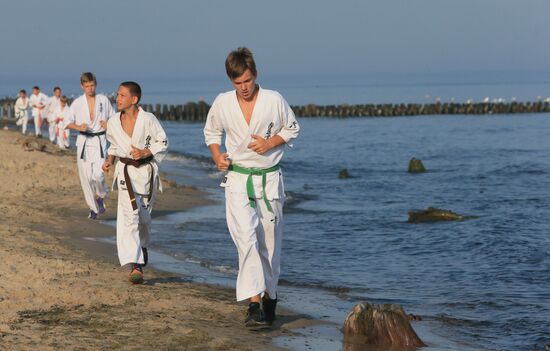 Summer vacation near the Baltic Sea
