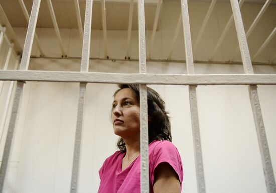 Court considers arrest of Viktoria Pavlenko who is accused of stealing guide dog
