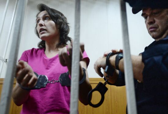 Court considers arrest of Viktoria Pavlenko who is accused of stealing guide dog