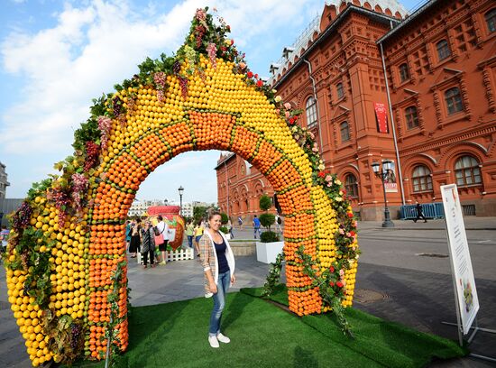 Summer in Moscow. Fruit preserve festival