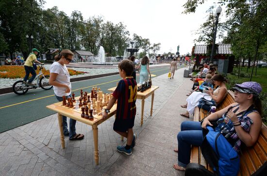 Summer in Moscow. Fruit Preserve Festival