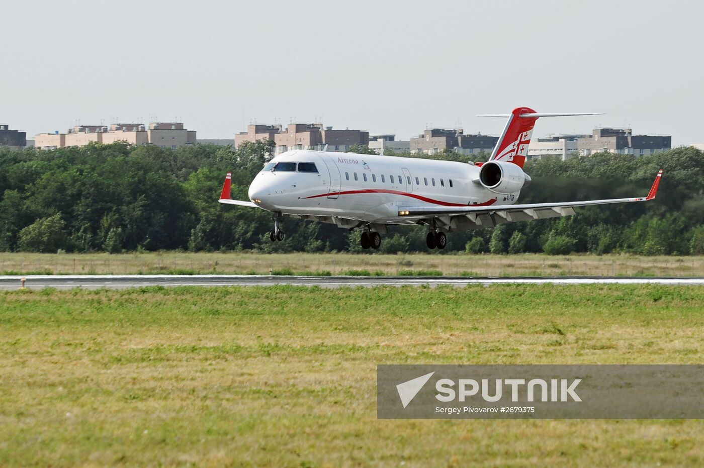 Welcome ceremony for the first GeorgianAirways flight in Rostov-on-Don