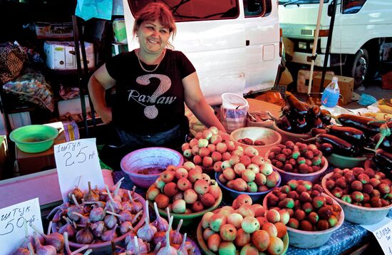 City market in Vladivostok