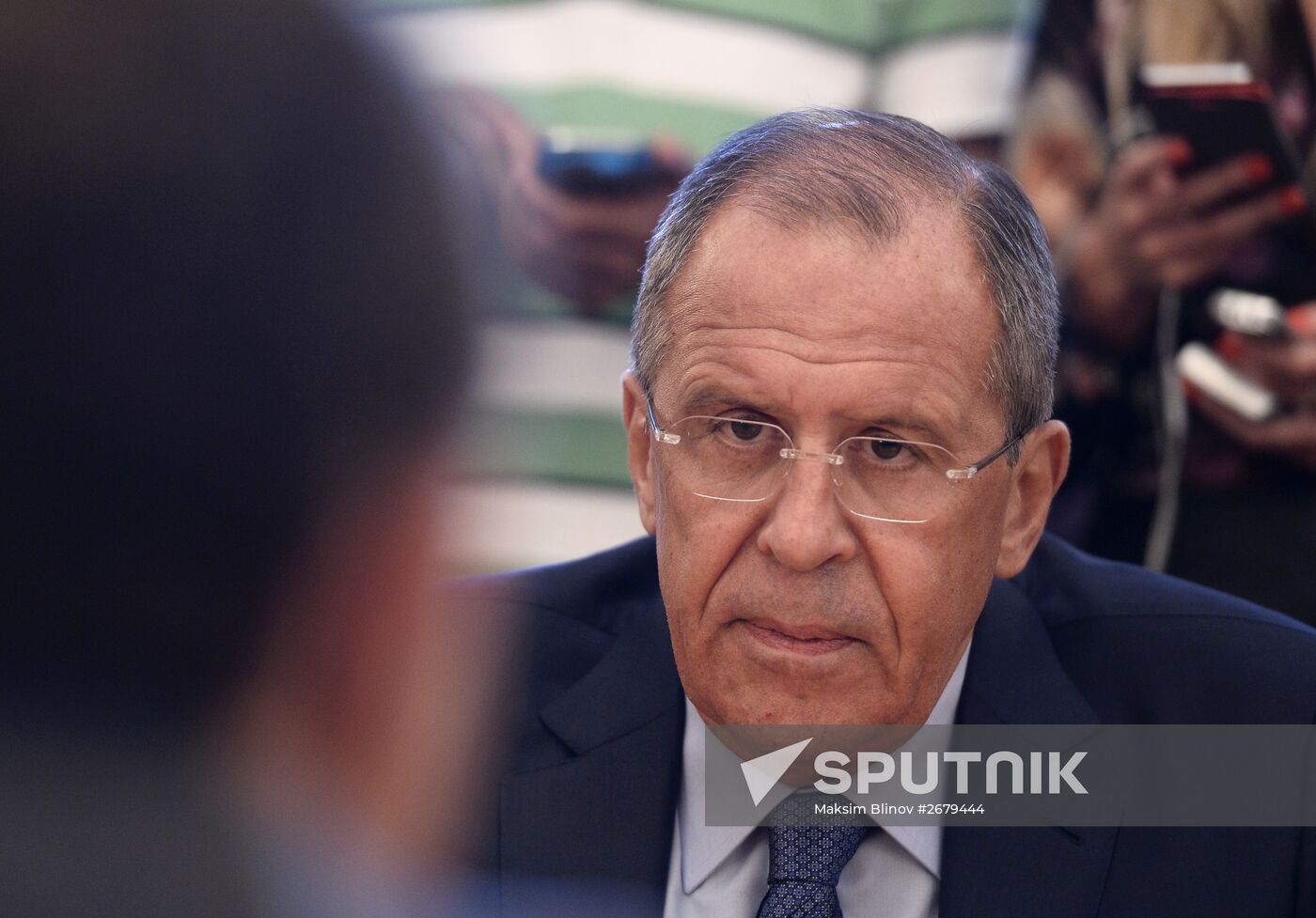 Foreign Minister Lavrov meets with ex coordinator of Syrian National Coordination Committee Haitham Manaa