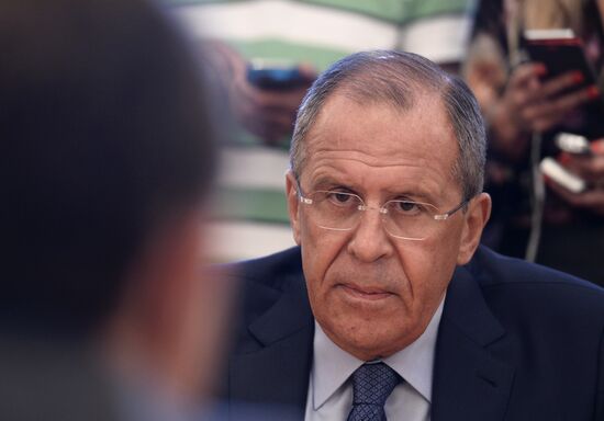 Foreign Minister Lavrov meets with ex coordinator of Syrian National Coordination Committee Haitham Manaa