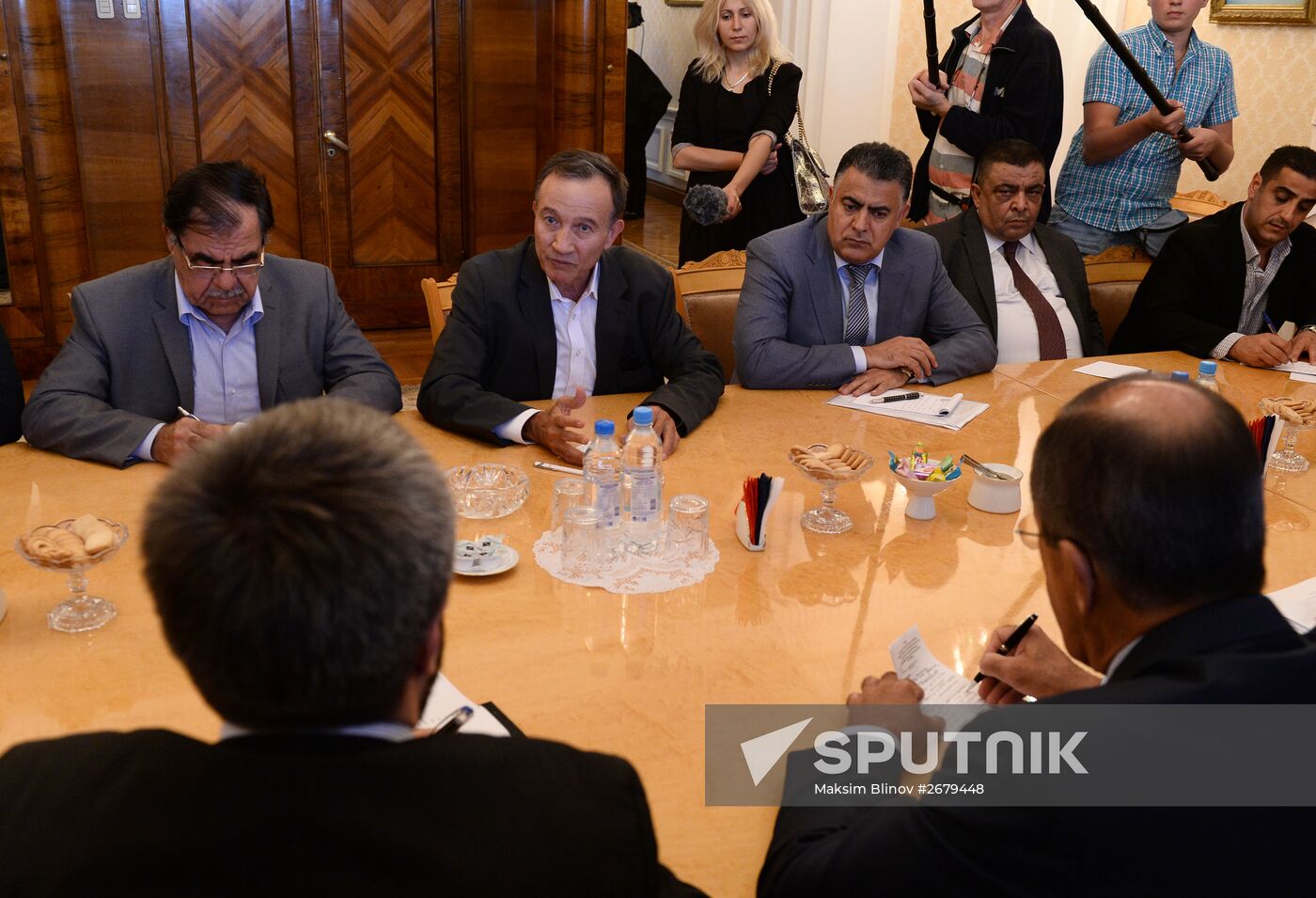 Foreign Minister Lavrov meets with ex coordinator of Syrian National Coordination Committee Haitham Manaa