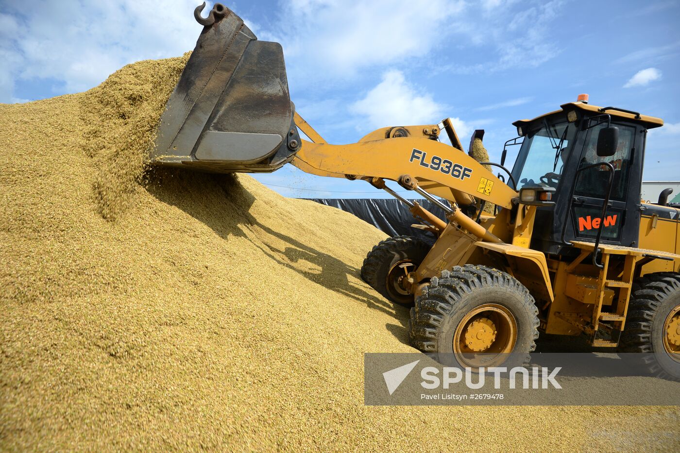 Crop harvesting in Sverdlovsk Region