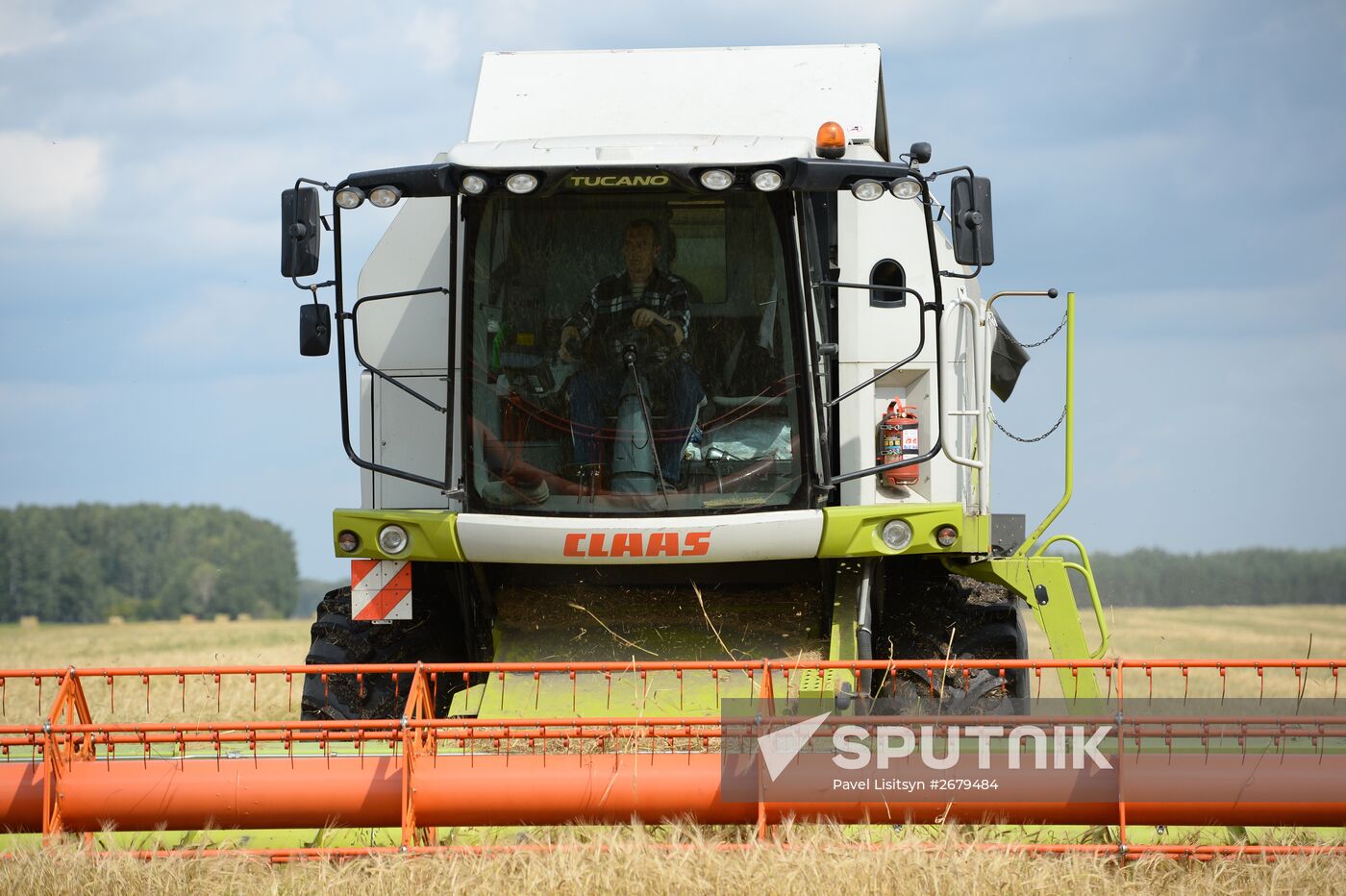 Crop harvesting in Sverdlovsk Region