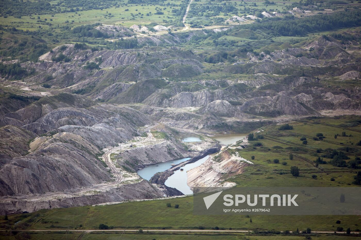Yerkovetsky open-pit coal mine