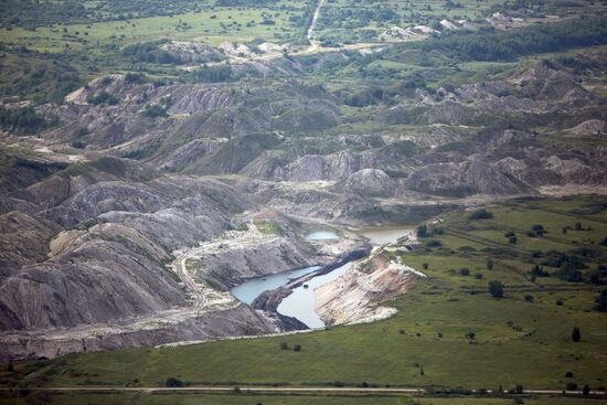 Yerkovetsky open-pit coal mine