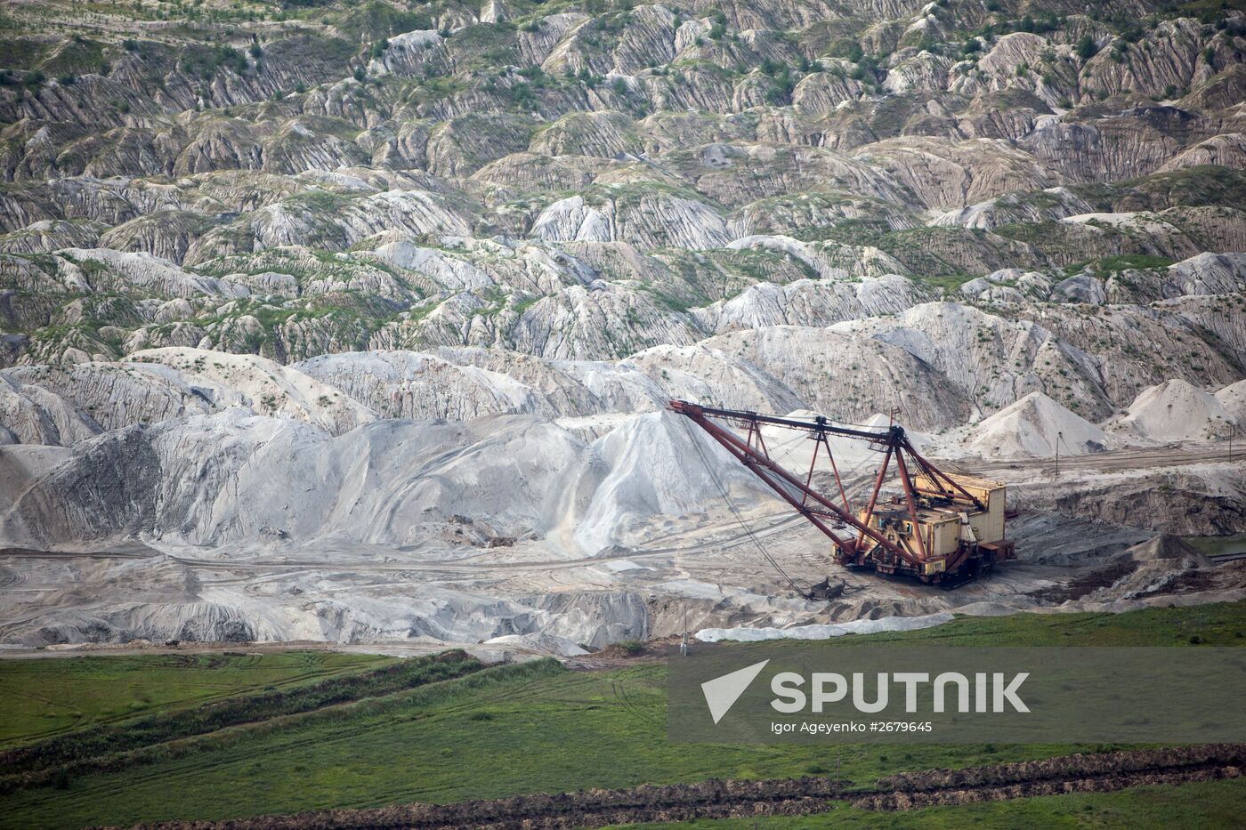 Yerkovetsky open-pit coal mine