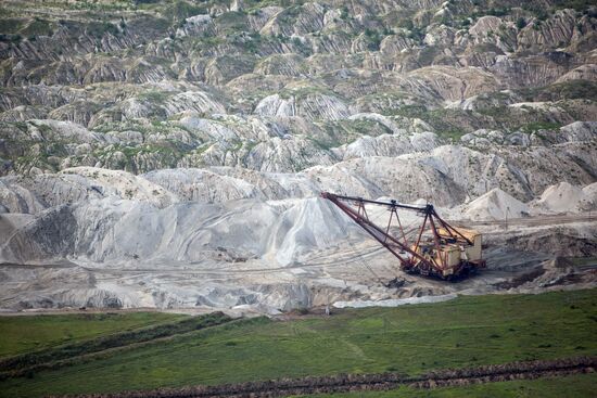 Yerkovetsky open-pit coal mine