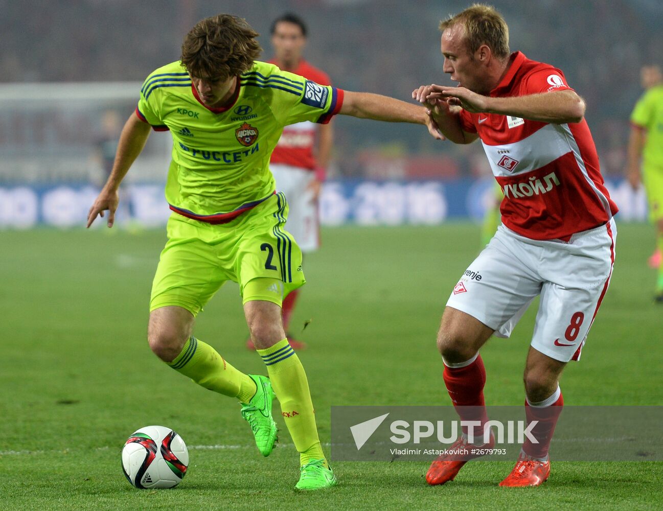 Russian Football Premier League. Spartak vs. CSKA