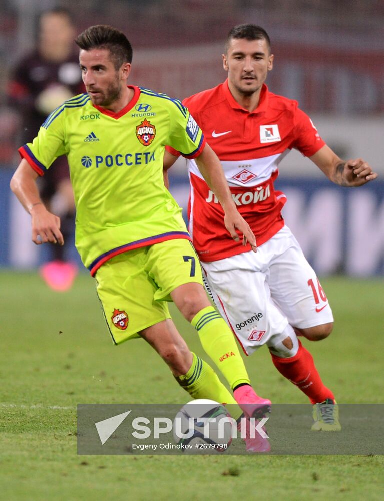 Russian Football Premier League. Spartak vs. CSKA