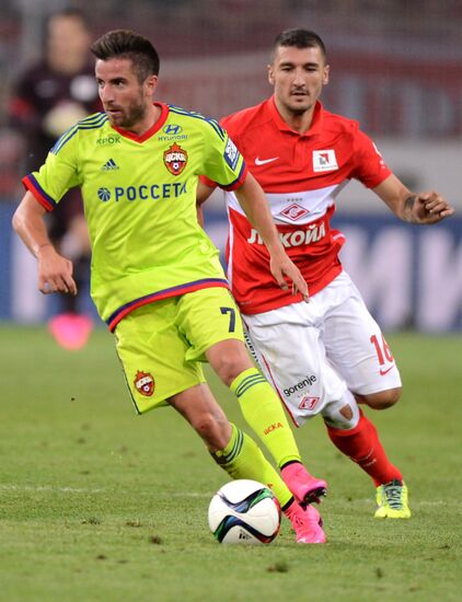 Russian Football Premier League. Spartak vs. CSKA