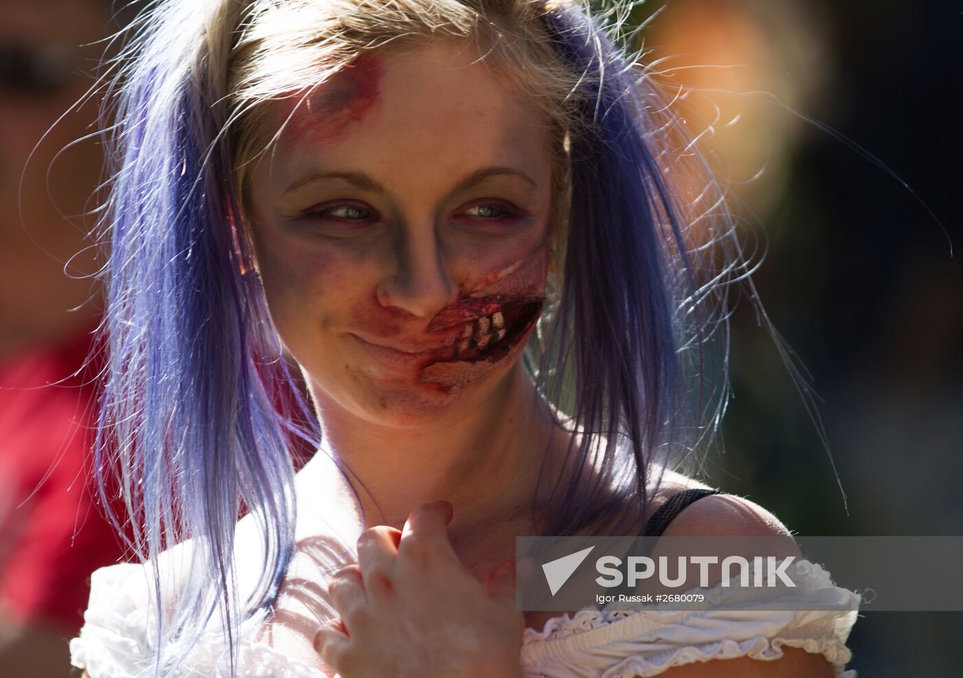 Zombie Mob 7 flashmob in St.-Petersburg