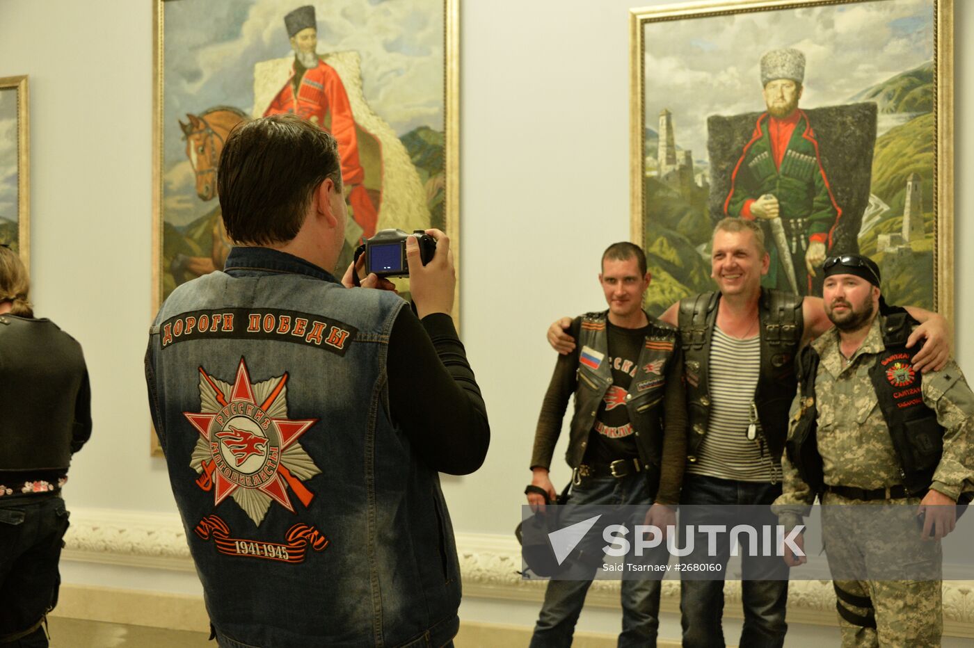 "The Roads of Victory" biker rally in Grozny