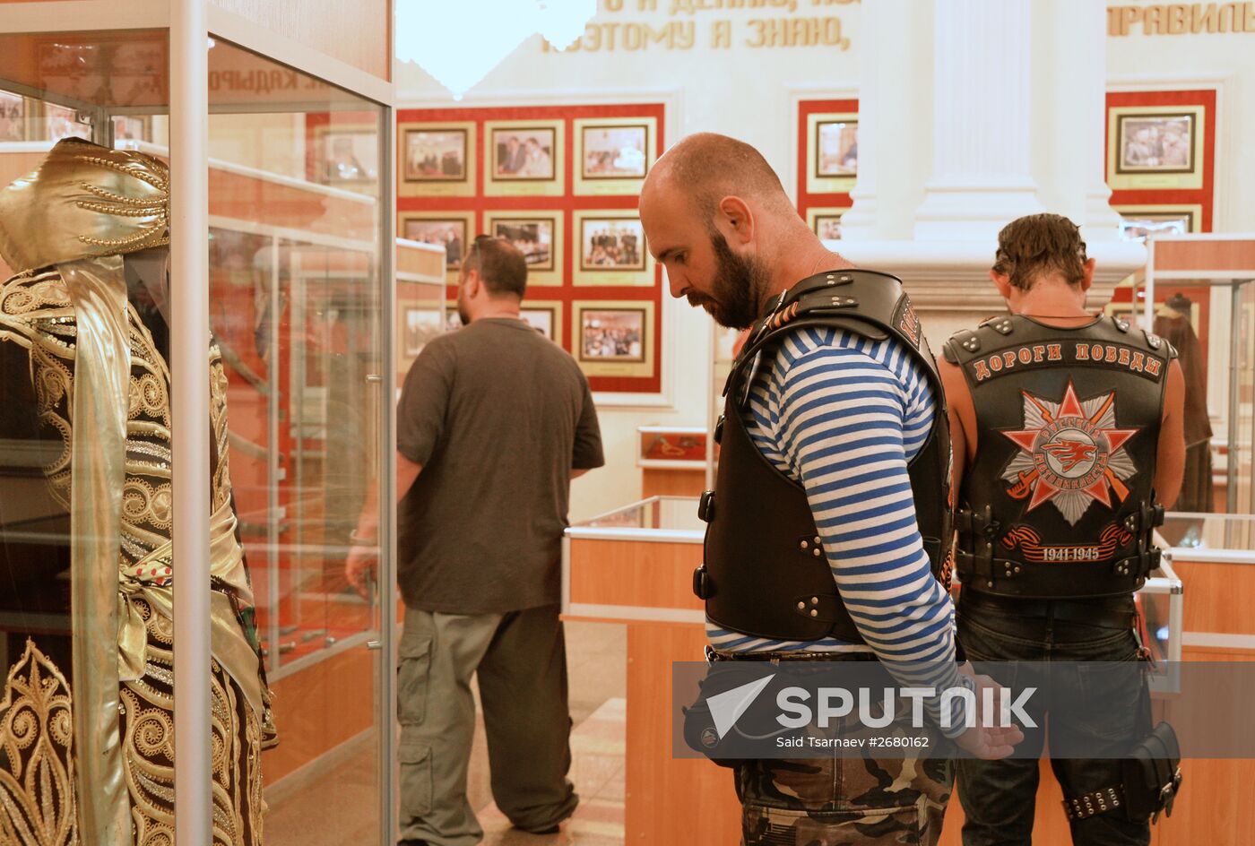 "The Roads of Victory" biker rally in Grozny