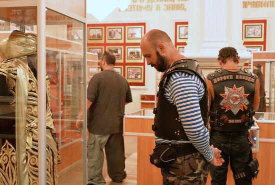 "The Roads of Victory" biker rally in Grozny