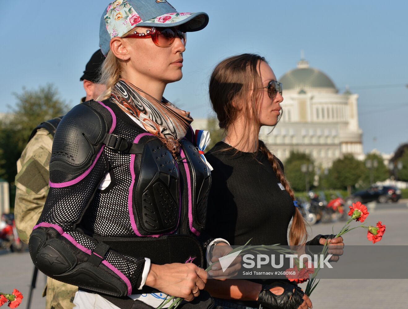 "The Roads of Victory" biker rally in Grozny