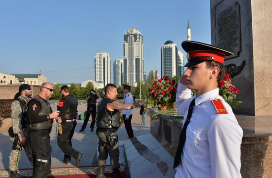 "The Roads of Victory" biker rally in Grozny