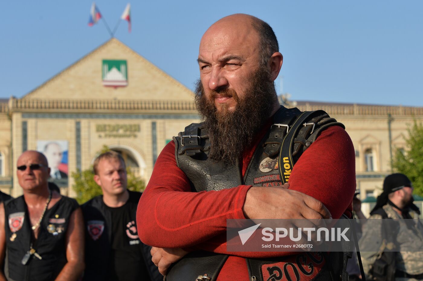"The Roads of Victory" biker rally in Grozny